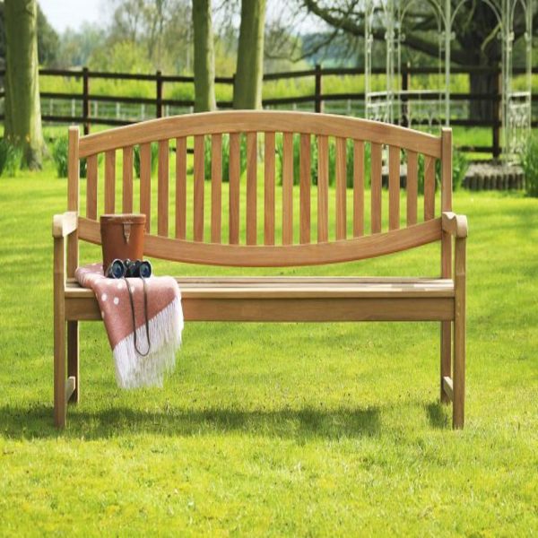 Double Oval Garden Bench 4 Seater 1.8m